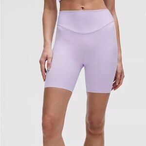 lululemon Wunder Under SenseKnit High-Rise Short 6", lavender frost, NWT